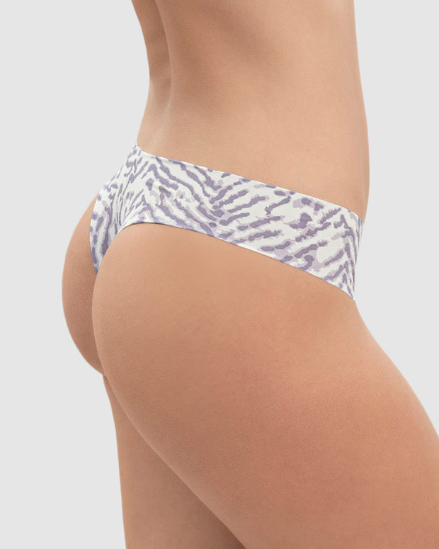 Braga tanga invisible ultraplana sin elásticos y de pocas costuras#color_b24-estampado-lineas