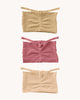 Paquete x 3 cómodos tops sin aro#color_s32-rosado-habano-beige-verdoso
